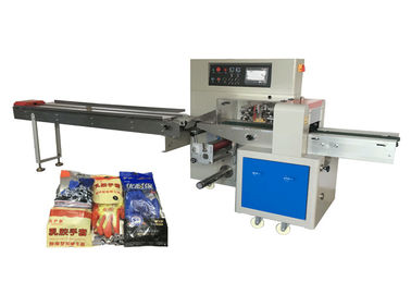 Industrial  Horizontal Flow Pack Machine Rubber Gloves Packing High Speed