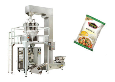 Multi Heads Weigher Granular Packing Machine For Soybean PLC Control
