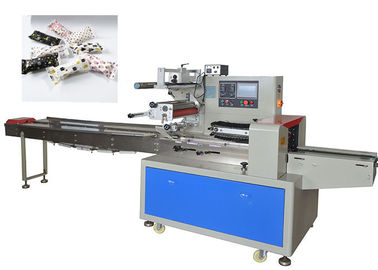 Nougat Sugar Packaging Machine , Pillow Flow Wrapping Machine Individual Package